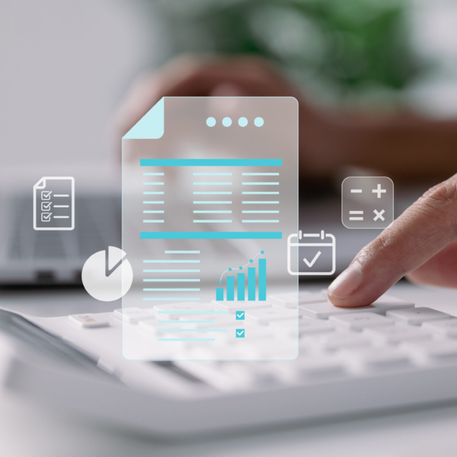 Financial reports, statements. Accounting report, digital accounting, audit and financial study.
